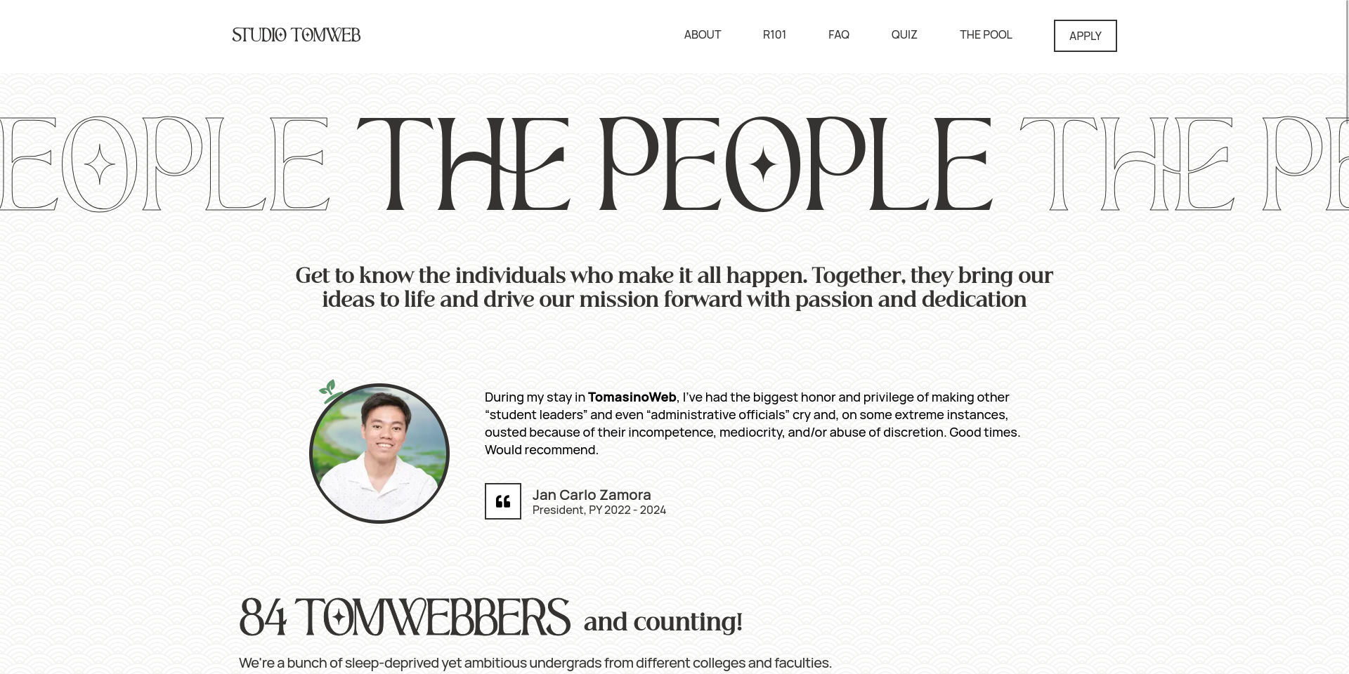 Screenshots of my contributions